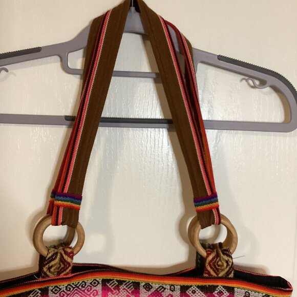 Peruvian Hippie Style Shoulder Bag Colorful Boho Bohemian Y2K - Picture 2 of 7
